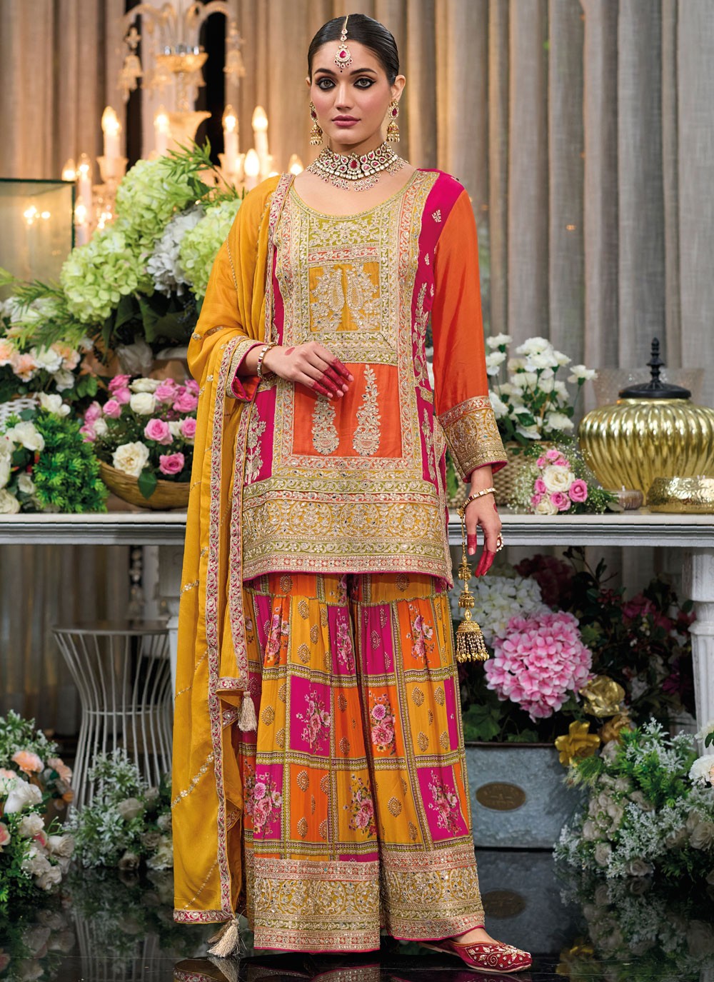 Chinon Salwar Suit - T4001