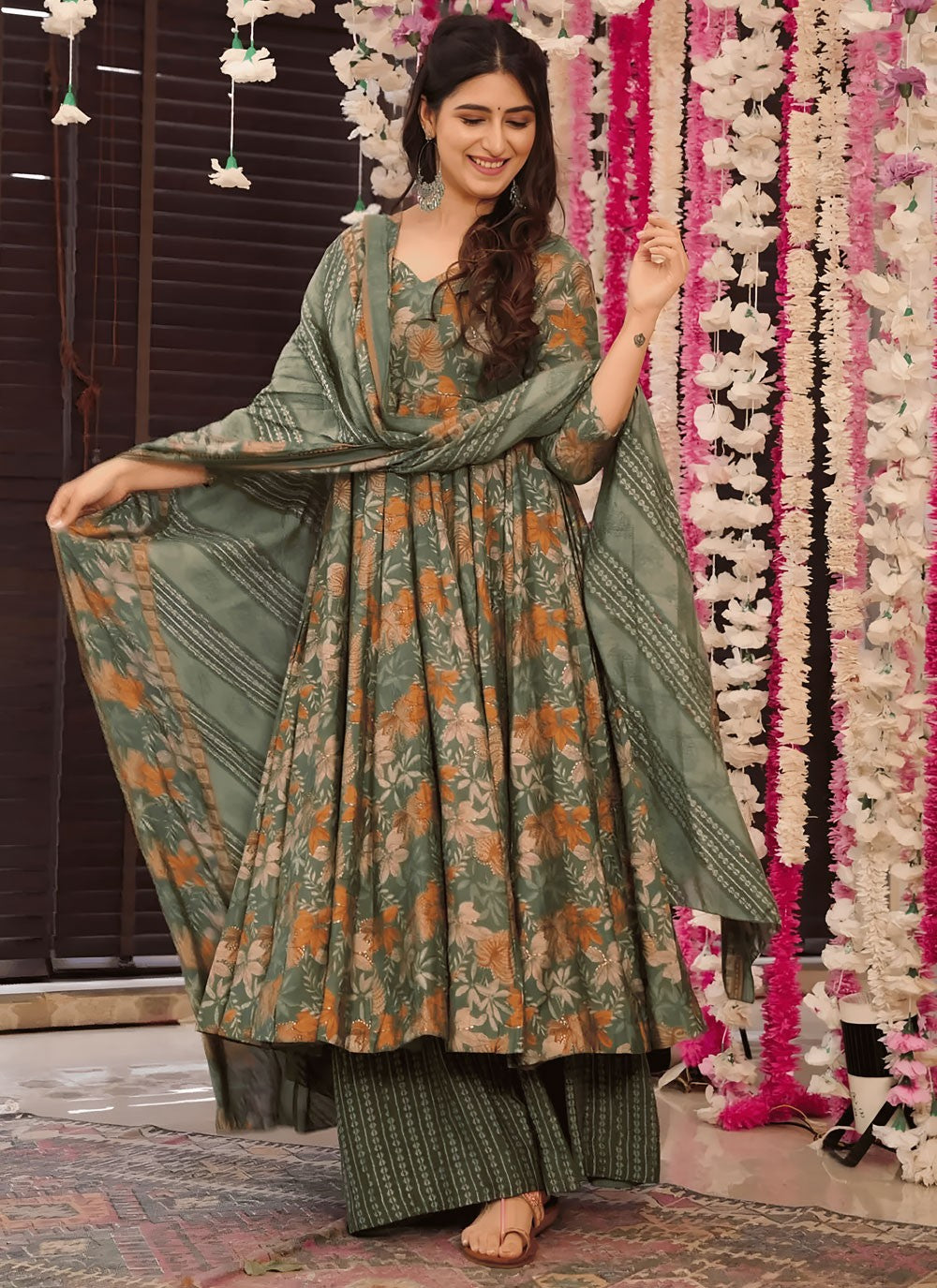 Muslin Salwar Suit - T4102