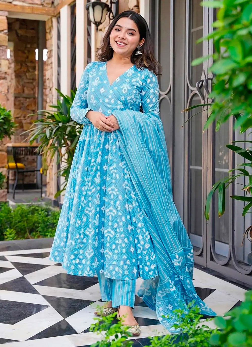 Muslin Salwar Suit - T3113