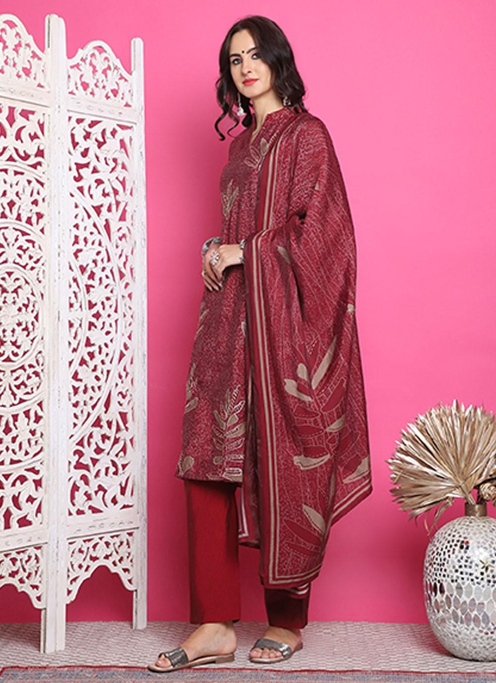 Muslin Salwar Suit - T3142