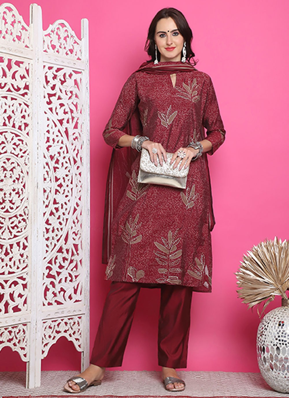 Muslin Salwar Suit - T3142