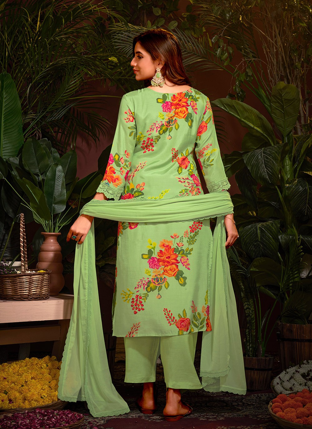 Muslin Palazzo Suit - T2730