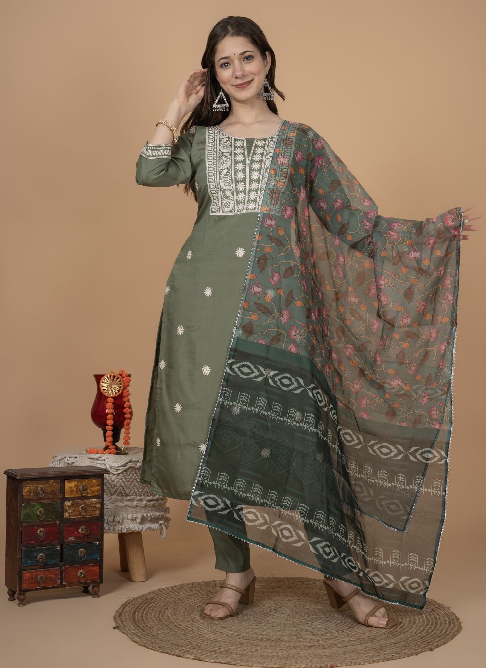 Cotton Salwar Suit - T1763