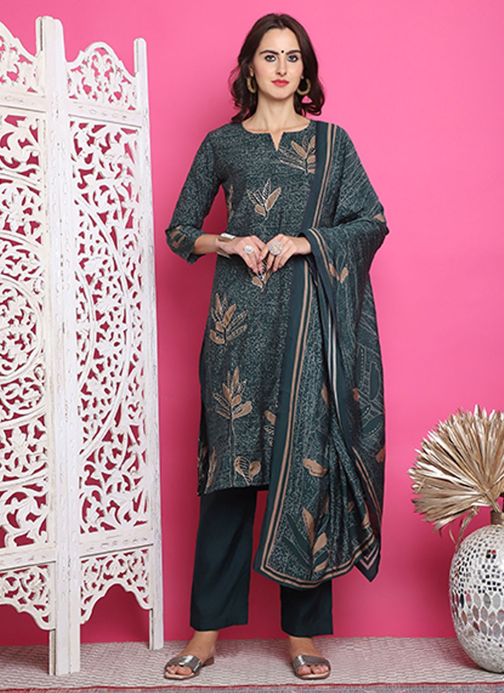 Muslin Salwar Suit - T3142