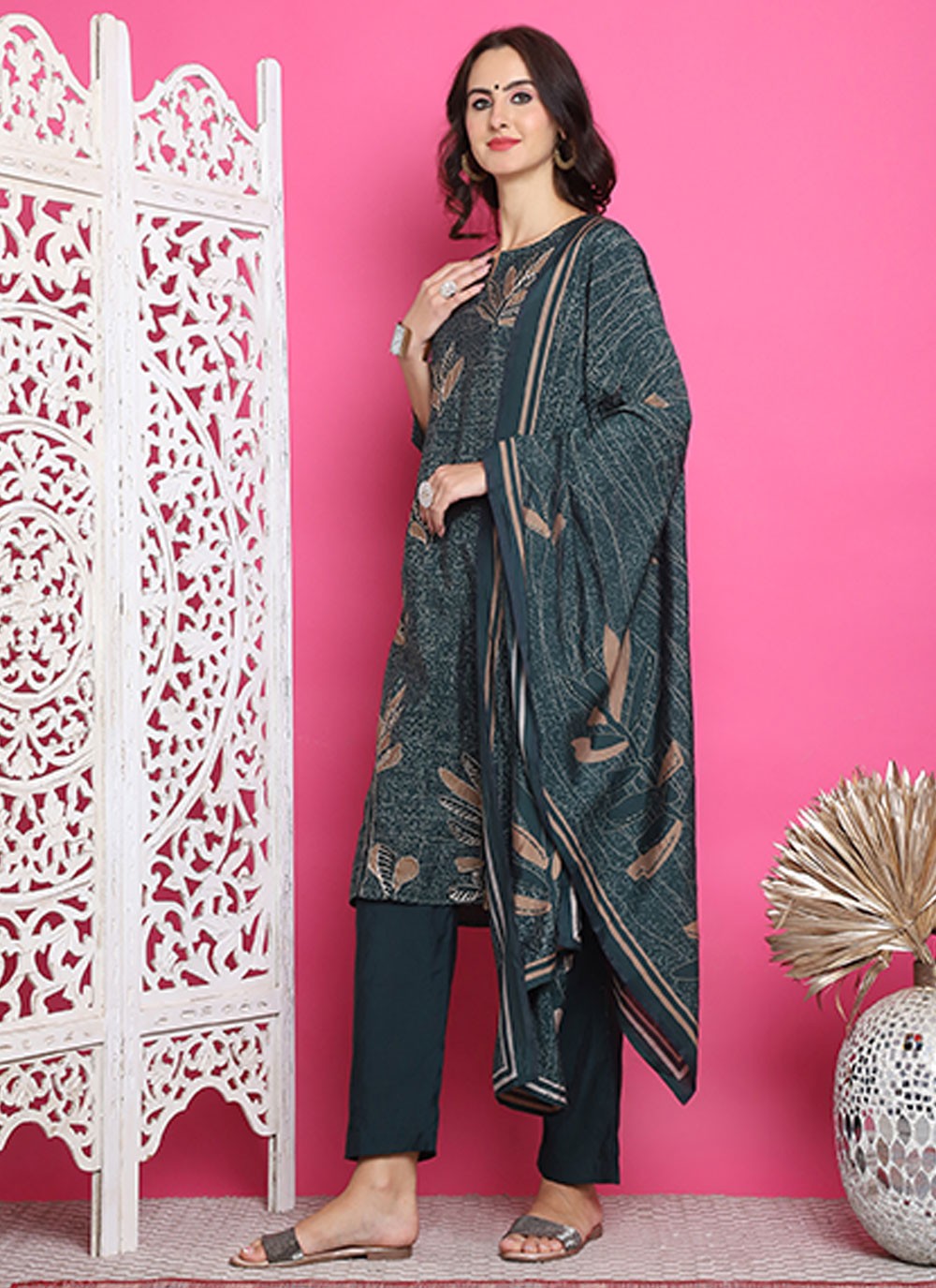 Muslin Salwar Suit - T3142