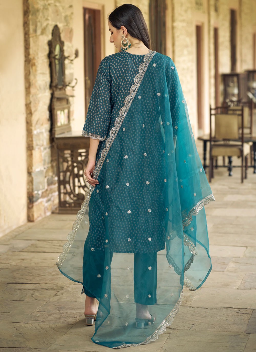 Silk Blend Salwar Suit - T3670