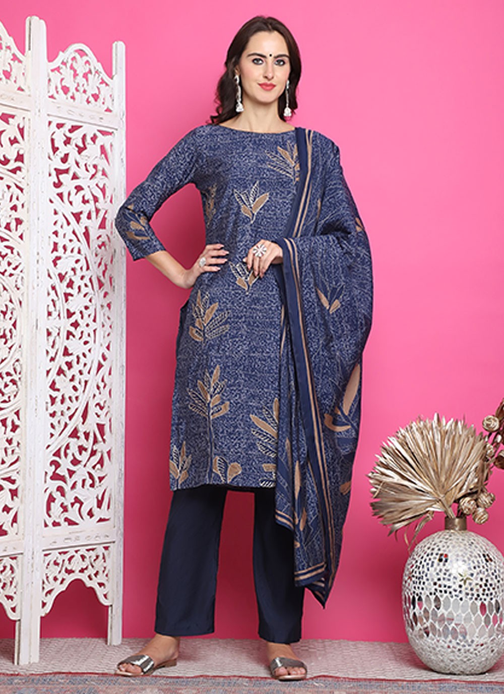 Muslin Salwar Suit - T3142