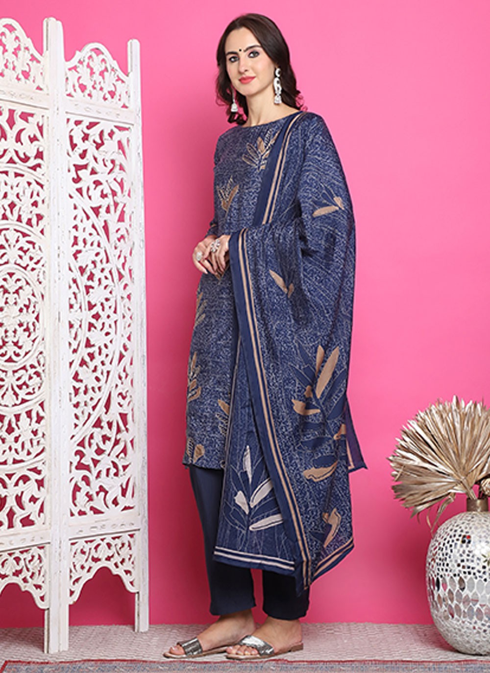 Muslin Salwar Suit - T3142