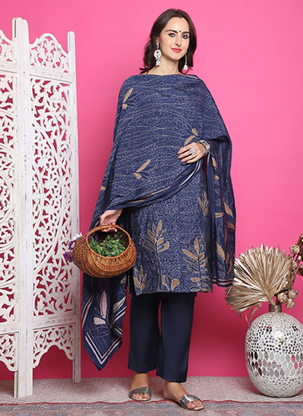 Muslin Salwar Suit - T3142