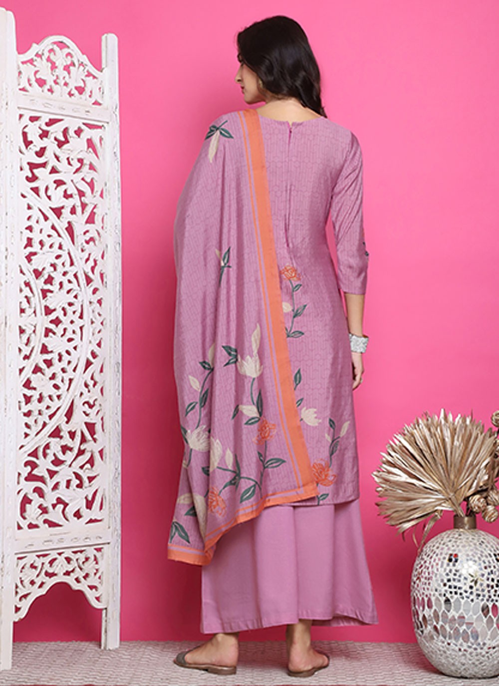 Muslin Salwar Suit - T3142