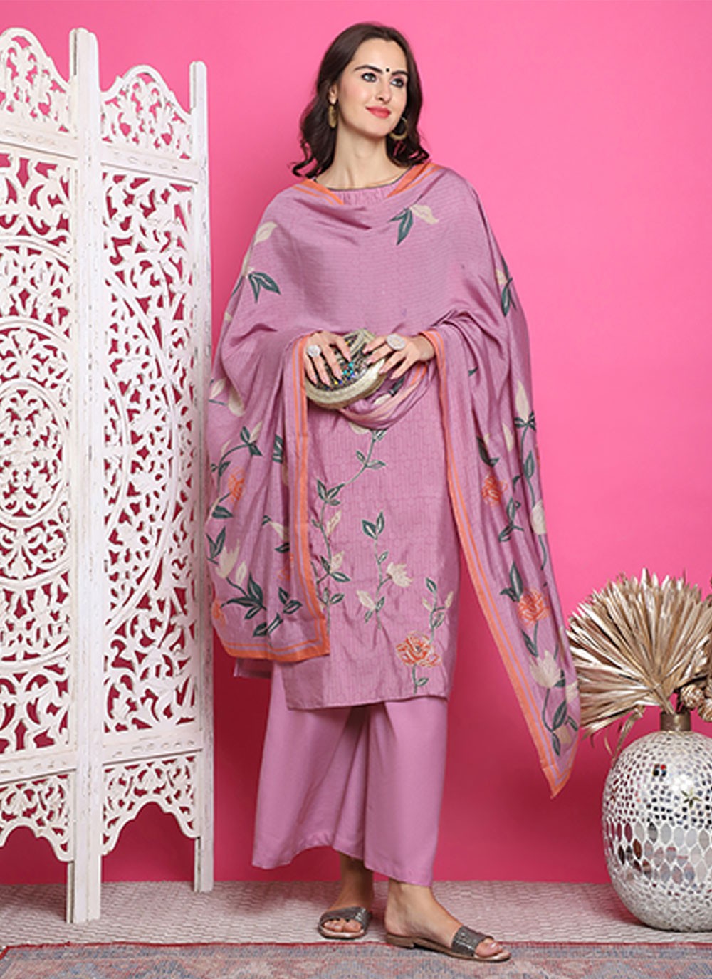 Muslin Salwar Suit - T3142