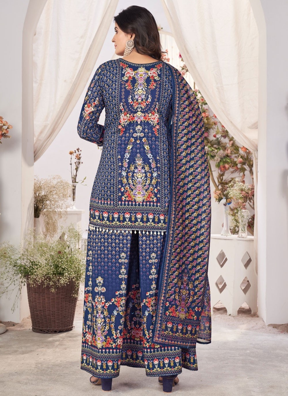 Muslin Salwar Suit - T3769