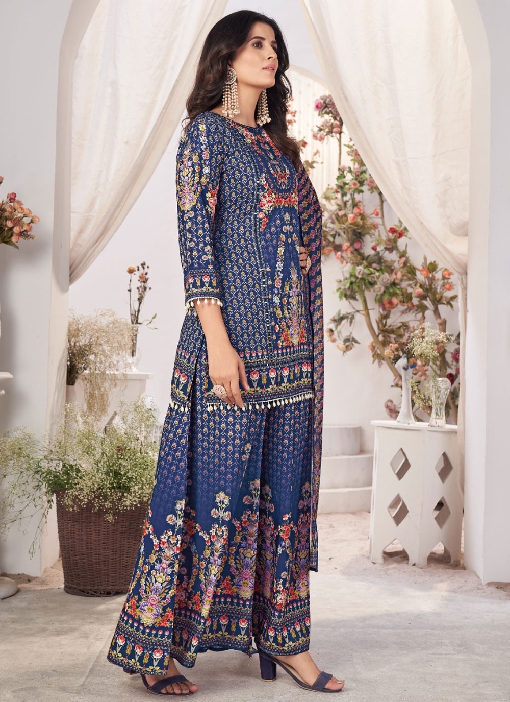 Muslin Salwar Suit - T3769