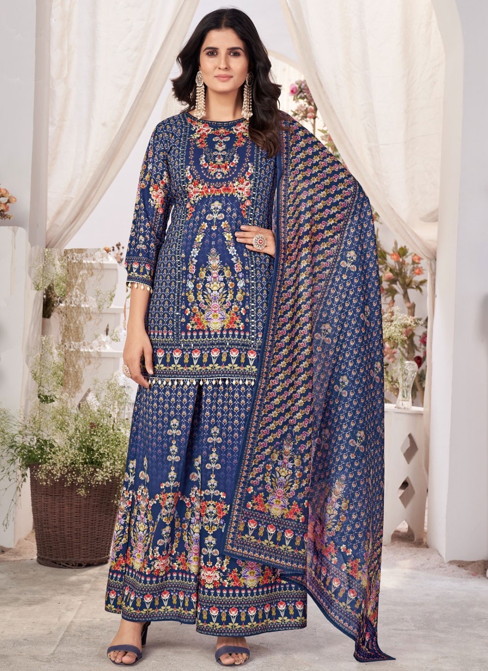 Muslin Salwar Suit - T3769