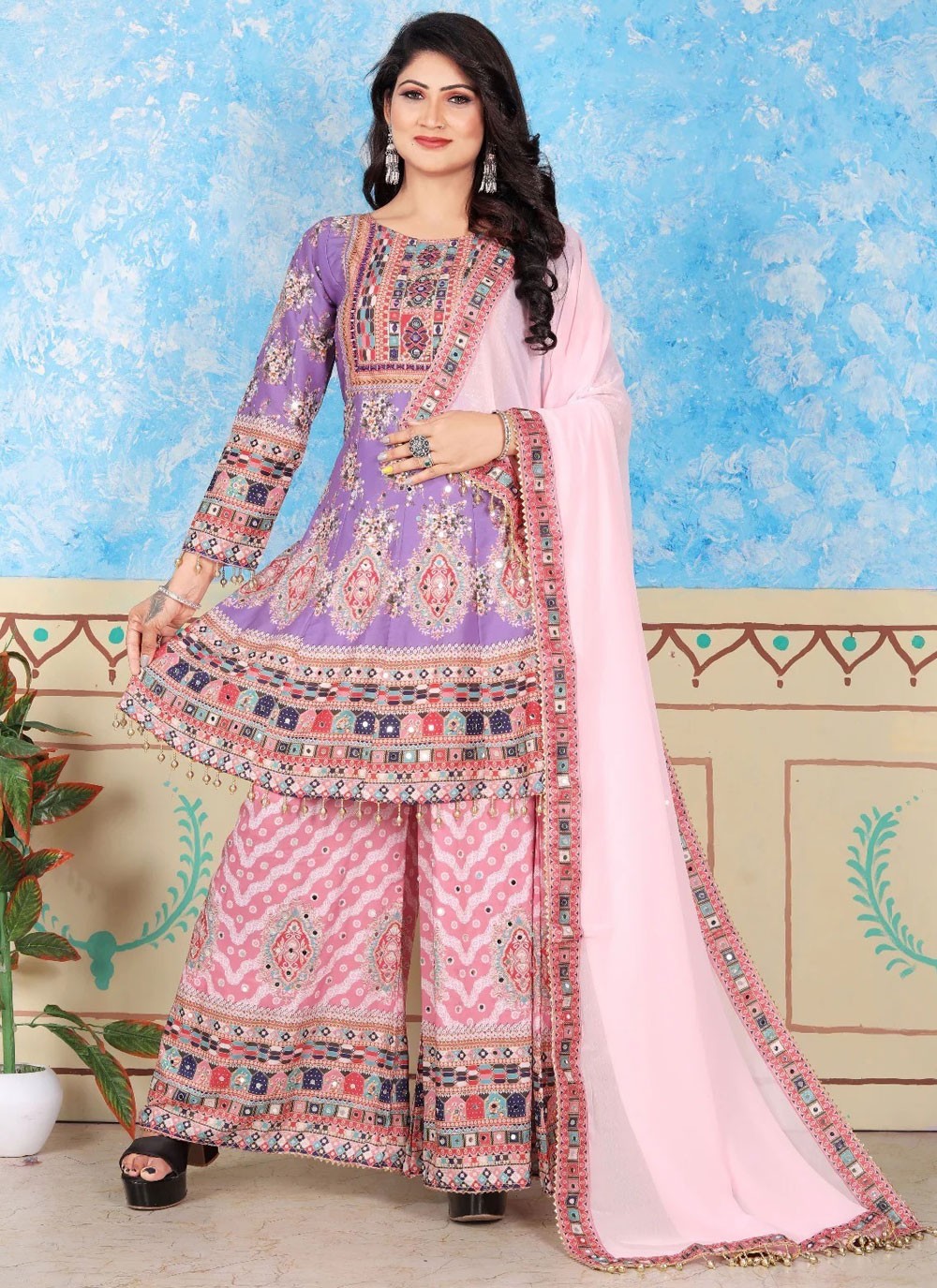 Muslin Salwar Suit - T3527