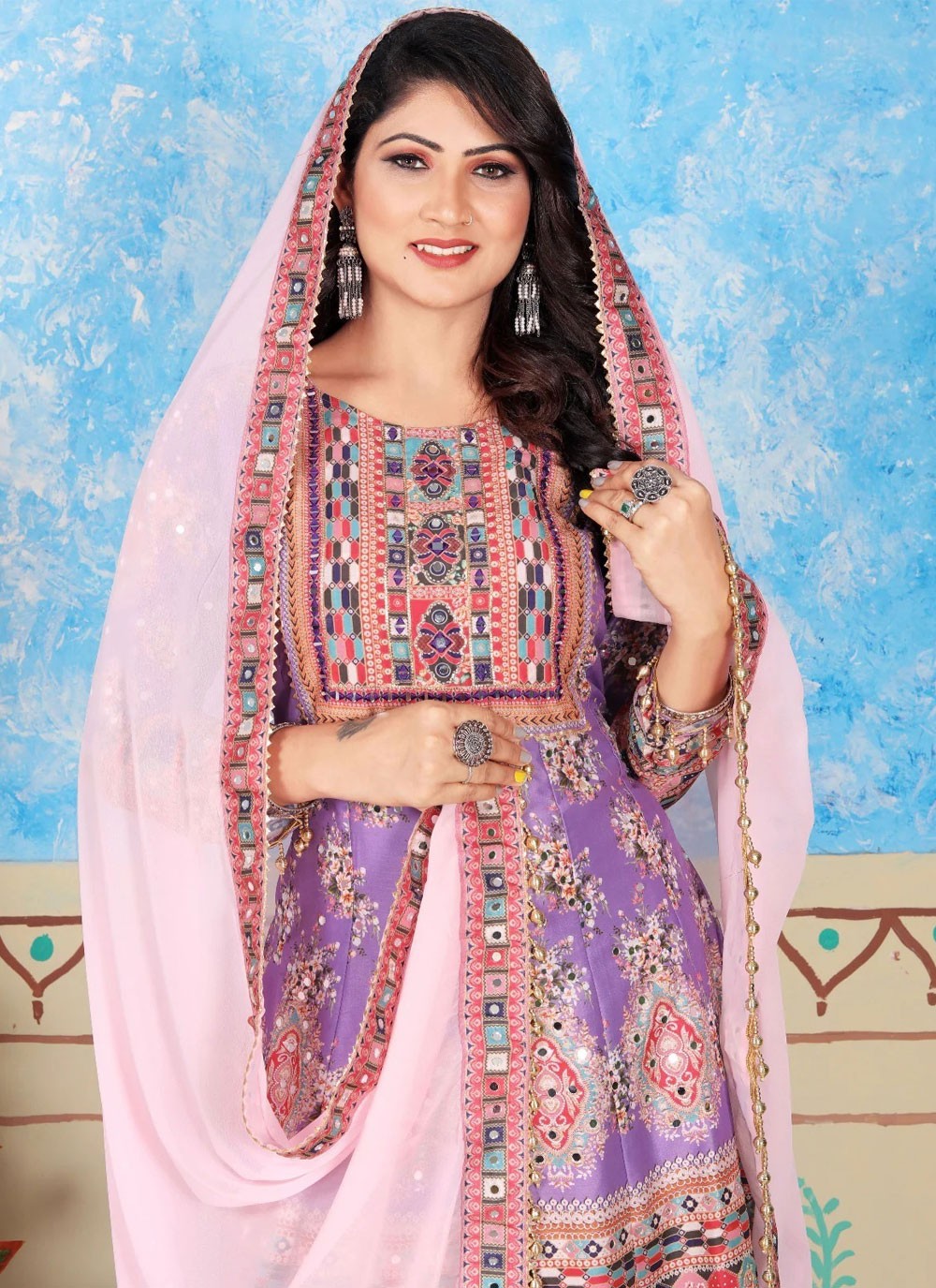 Muslin Salwar Suit - T3527