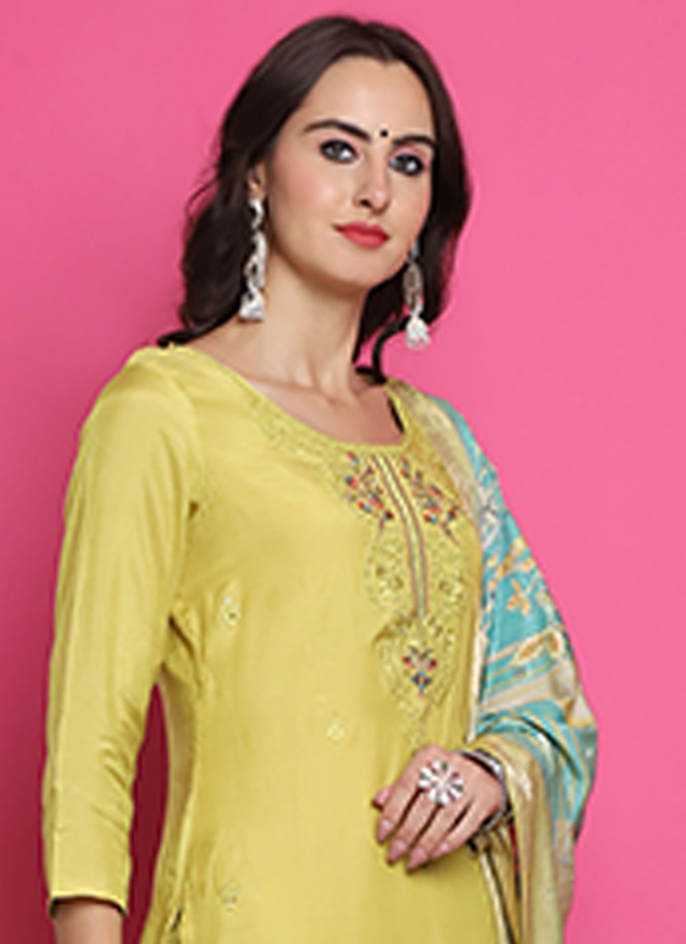 Muslin Salwar Suit - T3154