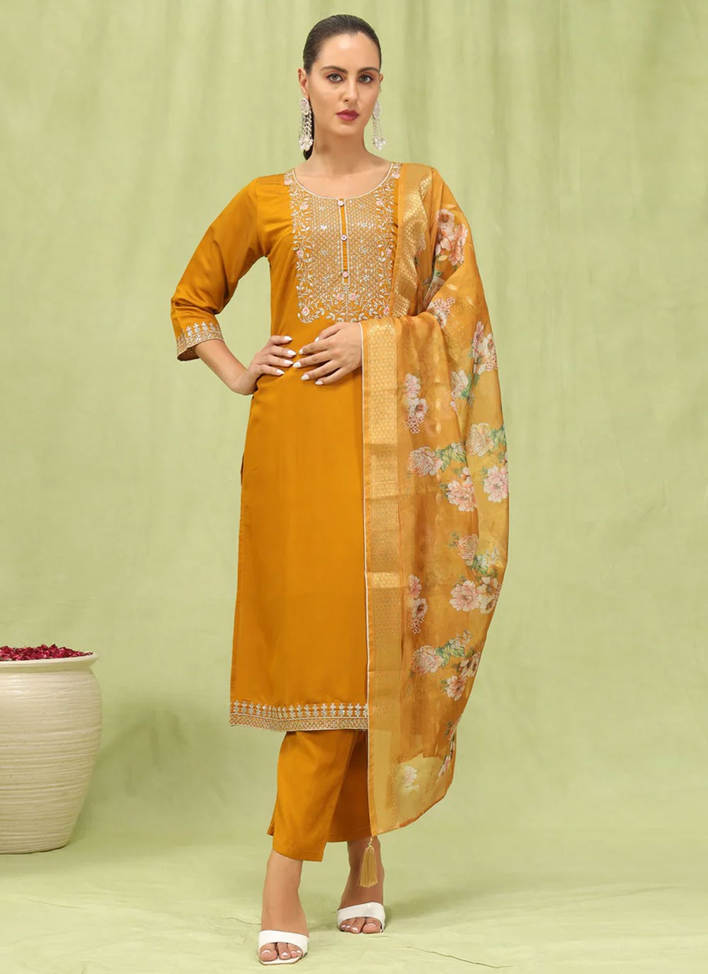 Viscose Salwar Suit - T3388