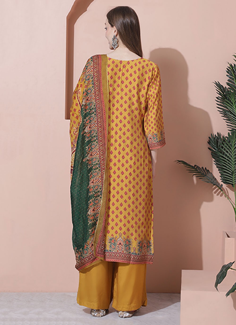 Muslin Salwar Suit - T2554