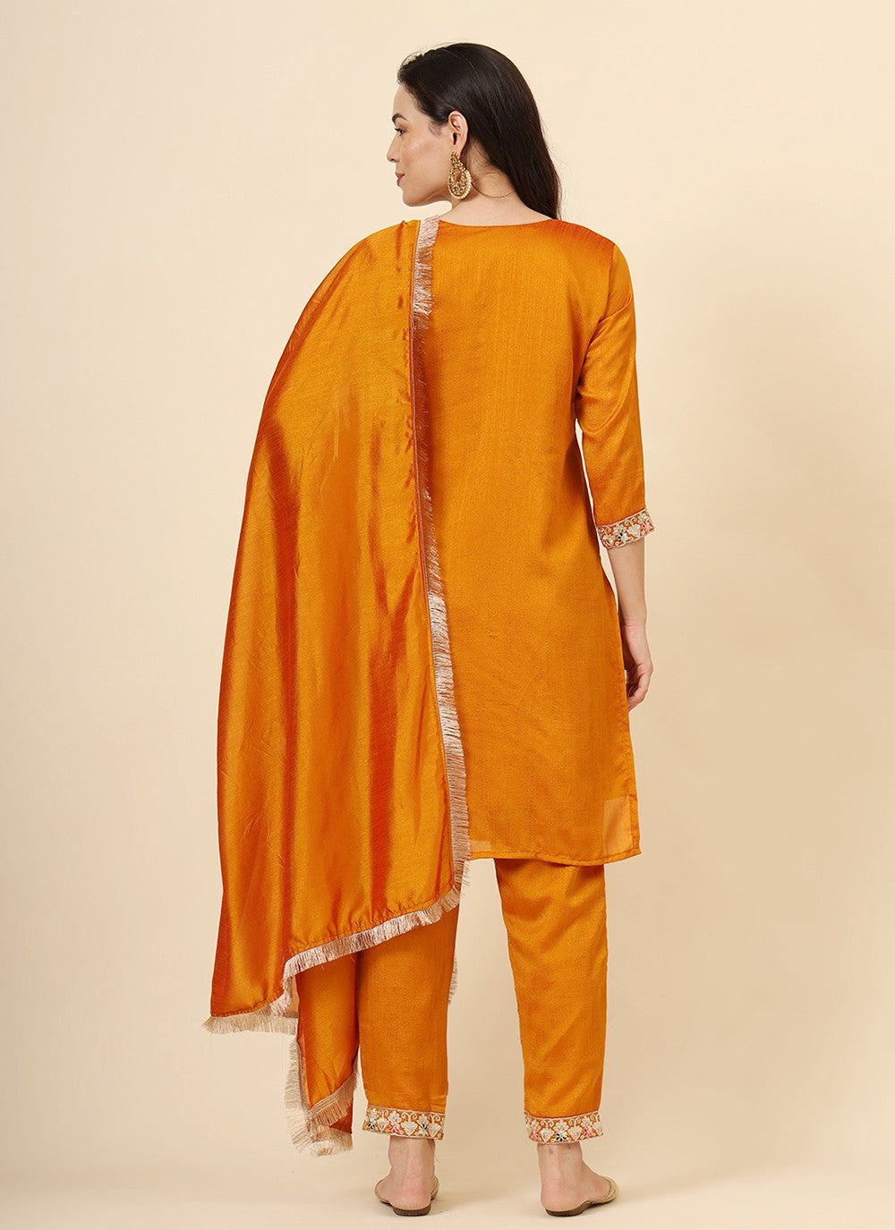 Vichitra Silk Pant Style Suit - T3465