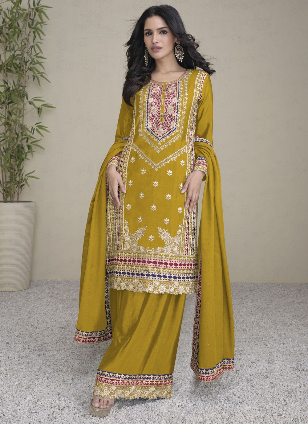 Chinon Salwar Suit - T3885