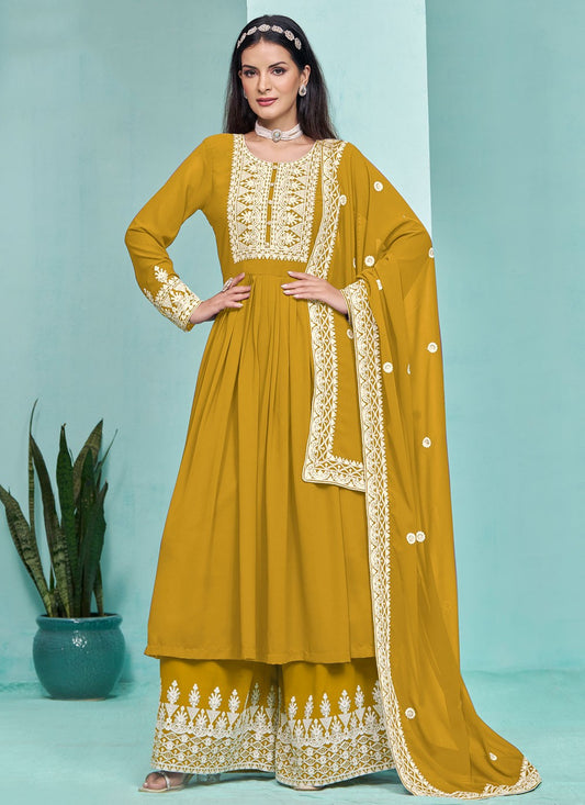 Faux Georgette Salwar Suit - T3335