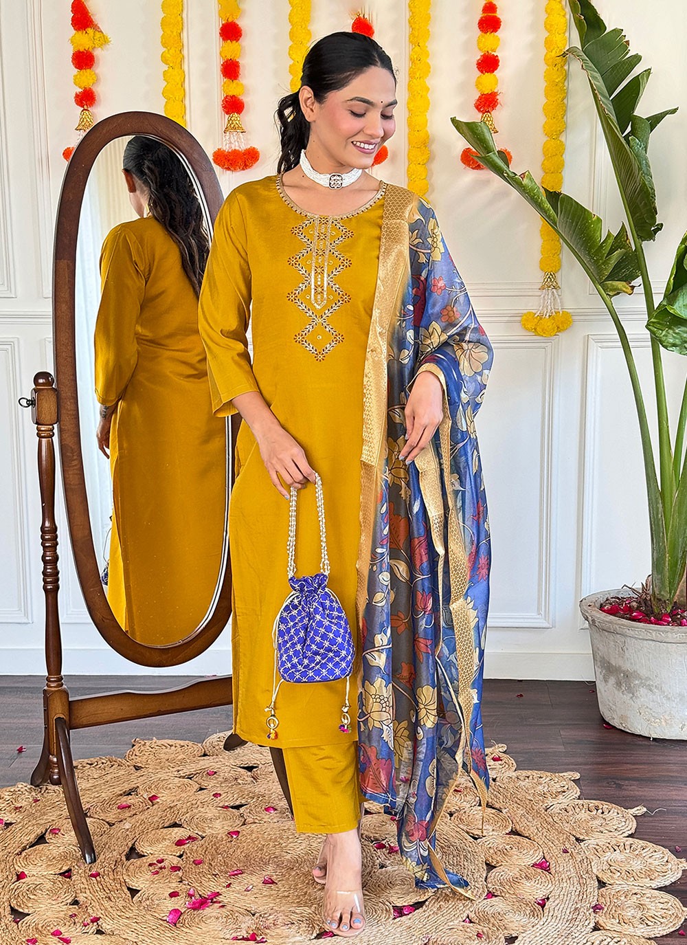 Viscose Salwar Suit - T4066