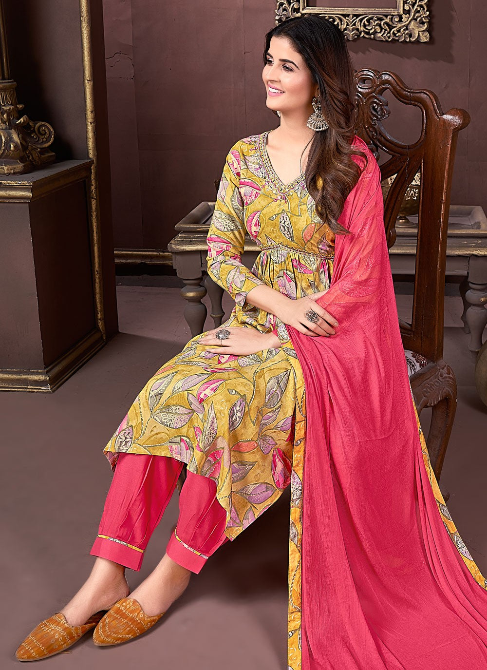 Rayon Salwar Suit - T2367