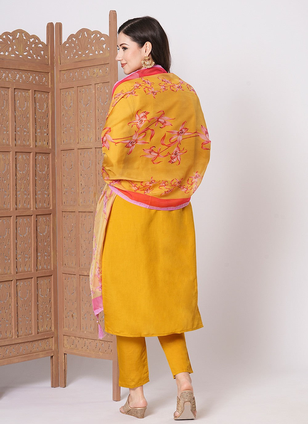 Chanderi Salwar Suit - T4168