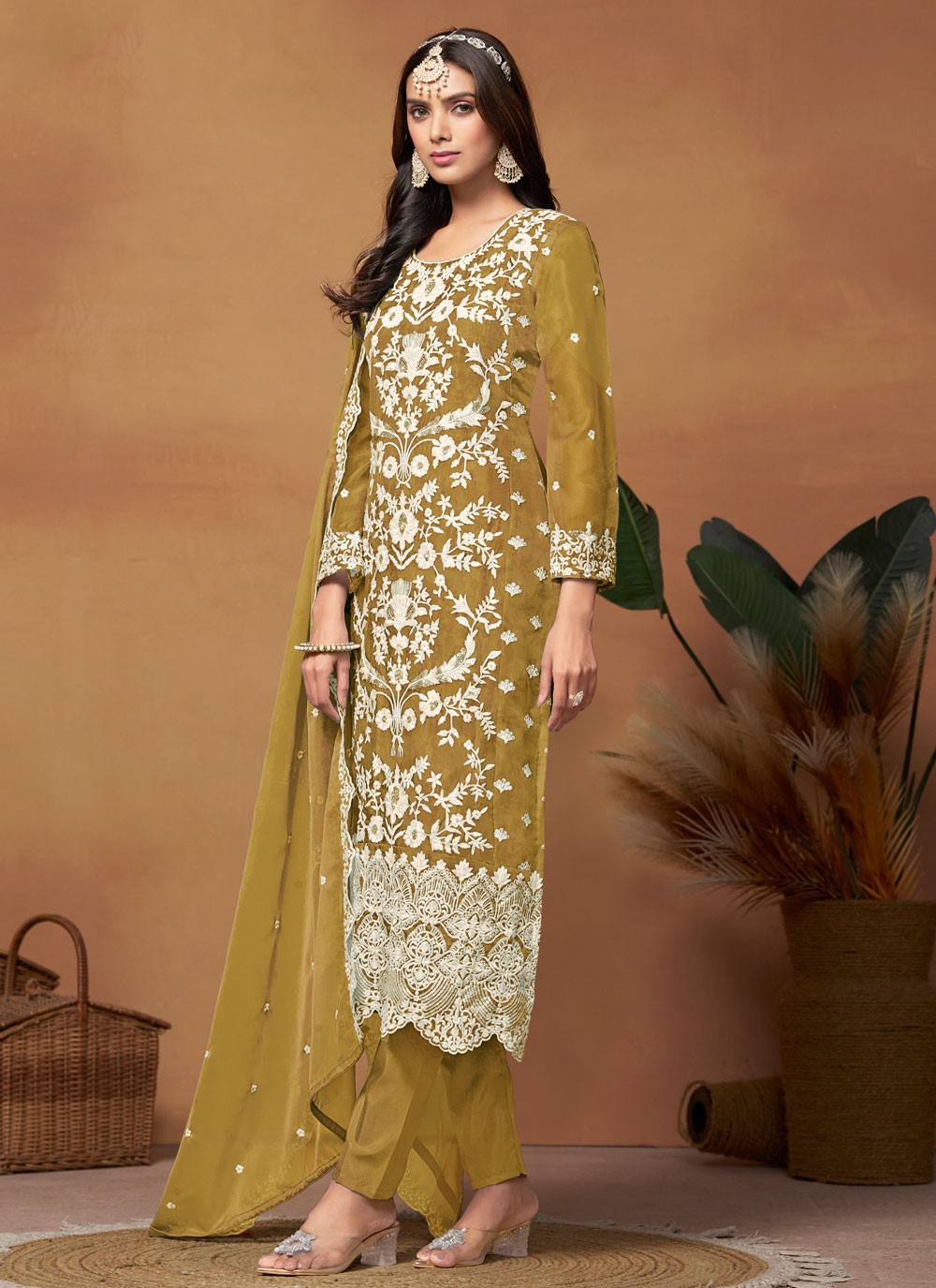 Organza Salwar Suit - T2628