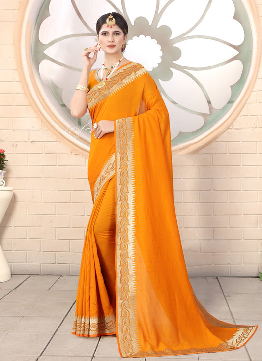 Classic Embroidered Silk Saree - S0629