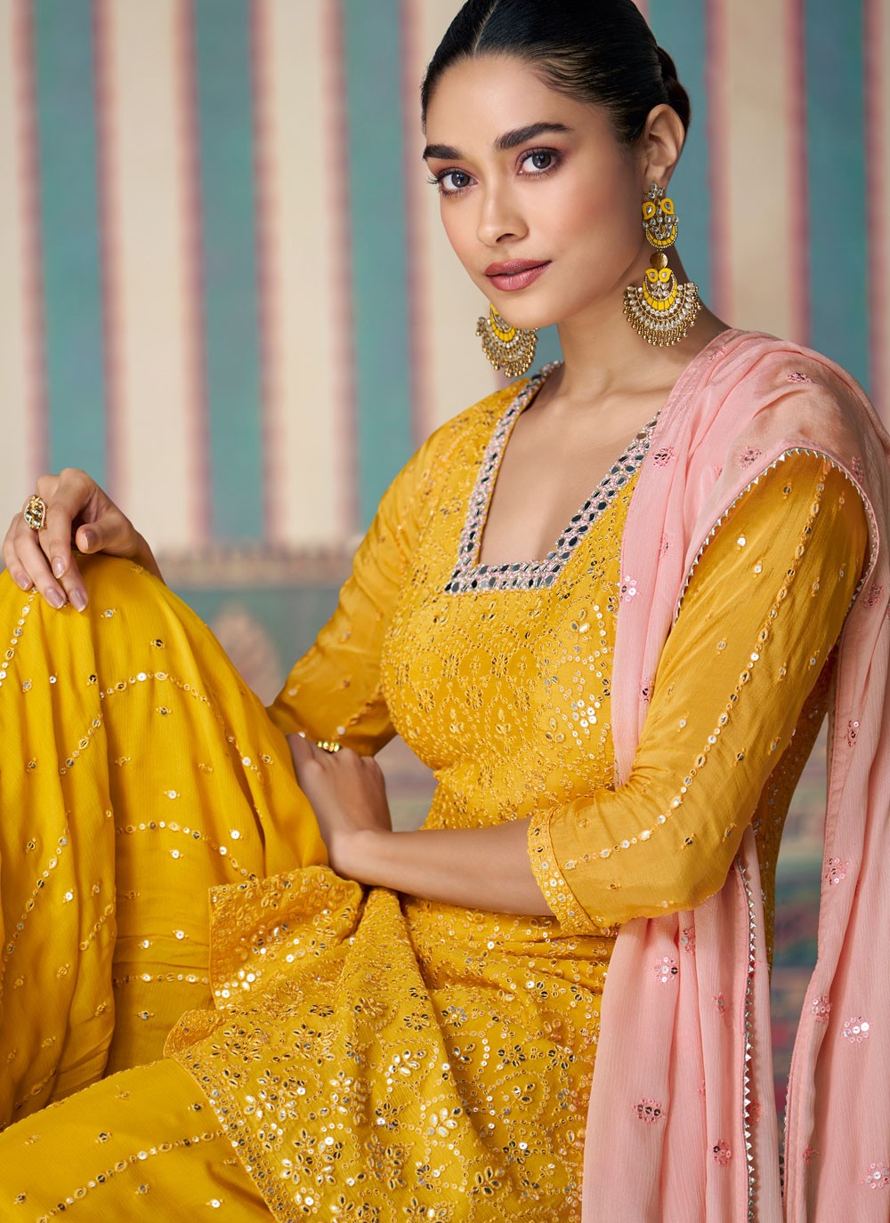 Chinon Salwar Suit - T3572