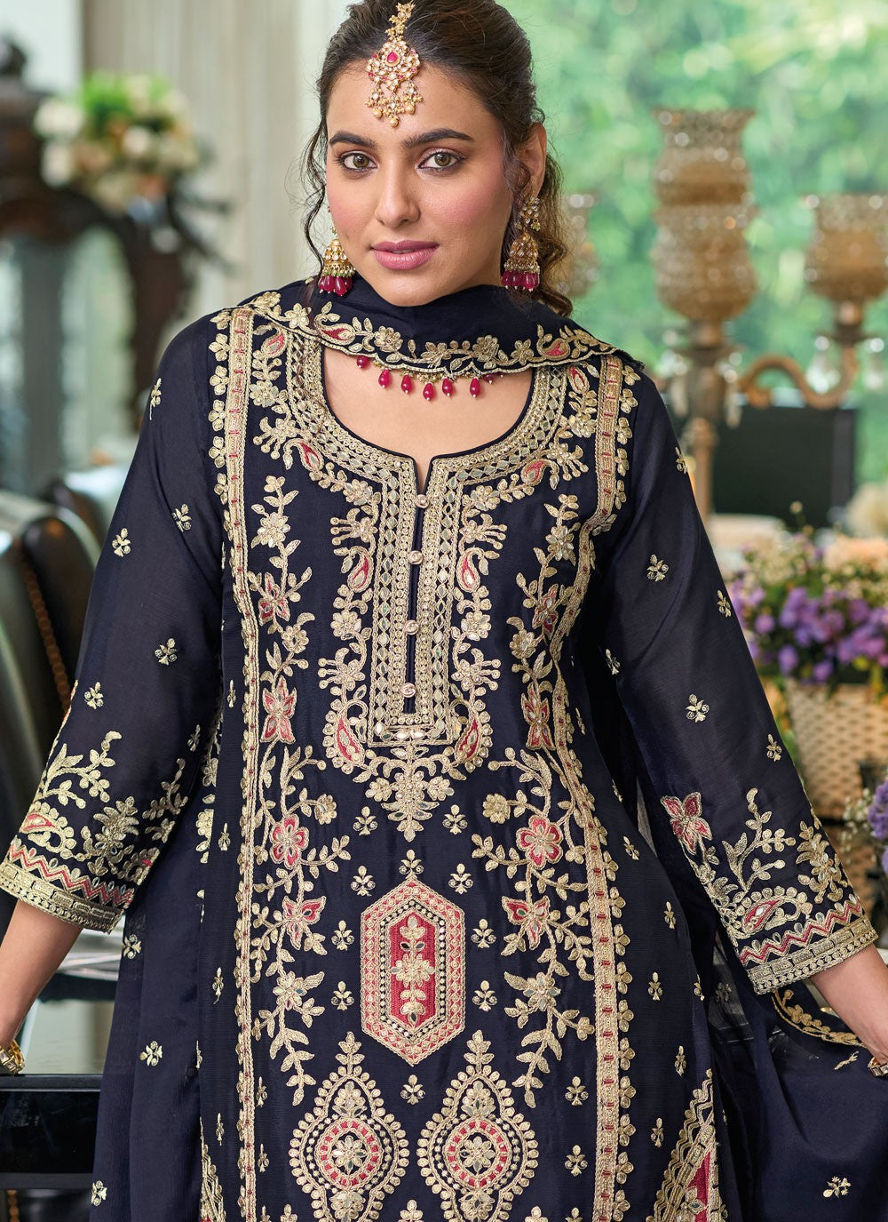 Chinon Salwar Suit - T4056