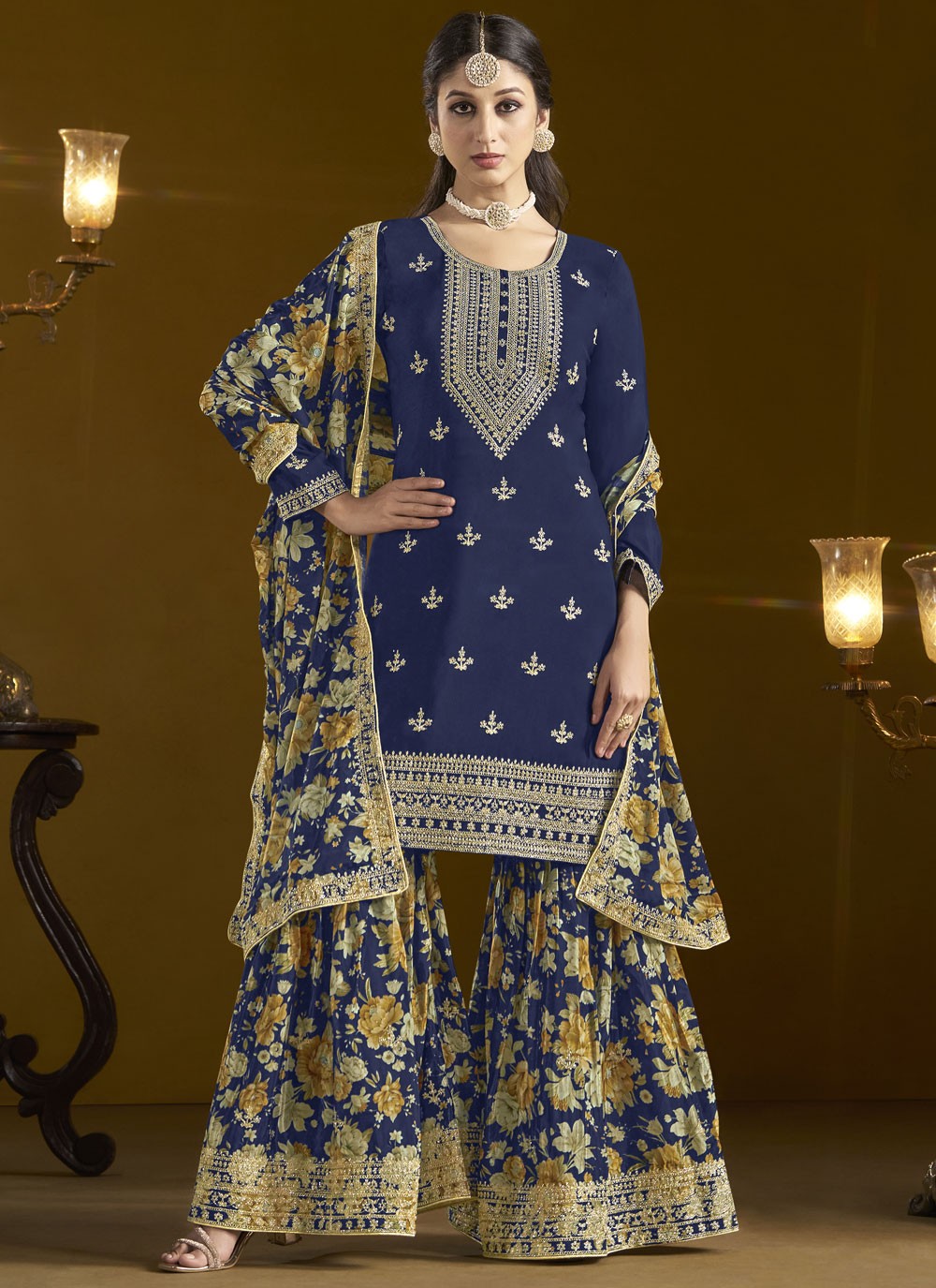 Chinon Salwar Suit - T3810