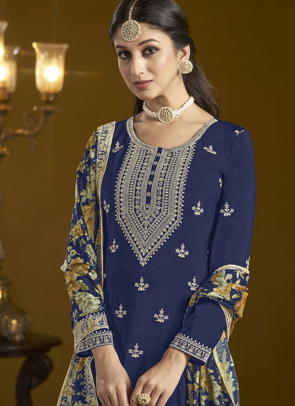 Chinon Salwar Suit - T3810