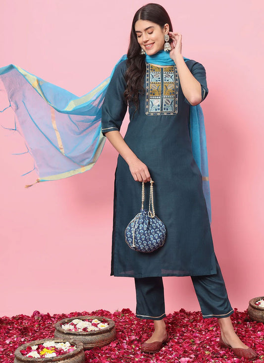 Blended Cotton Salwar Suit - T2179