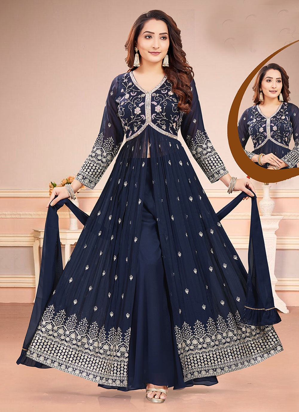 Chinon Salwar Suit - T2880