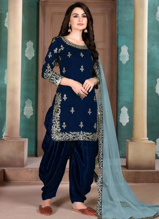 Art Silk Salwar Suit - T058