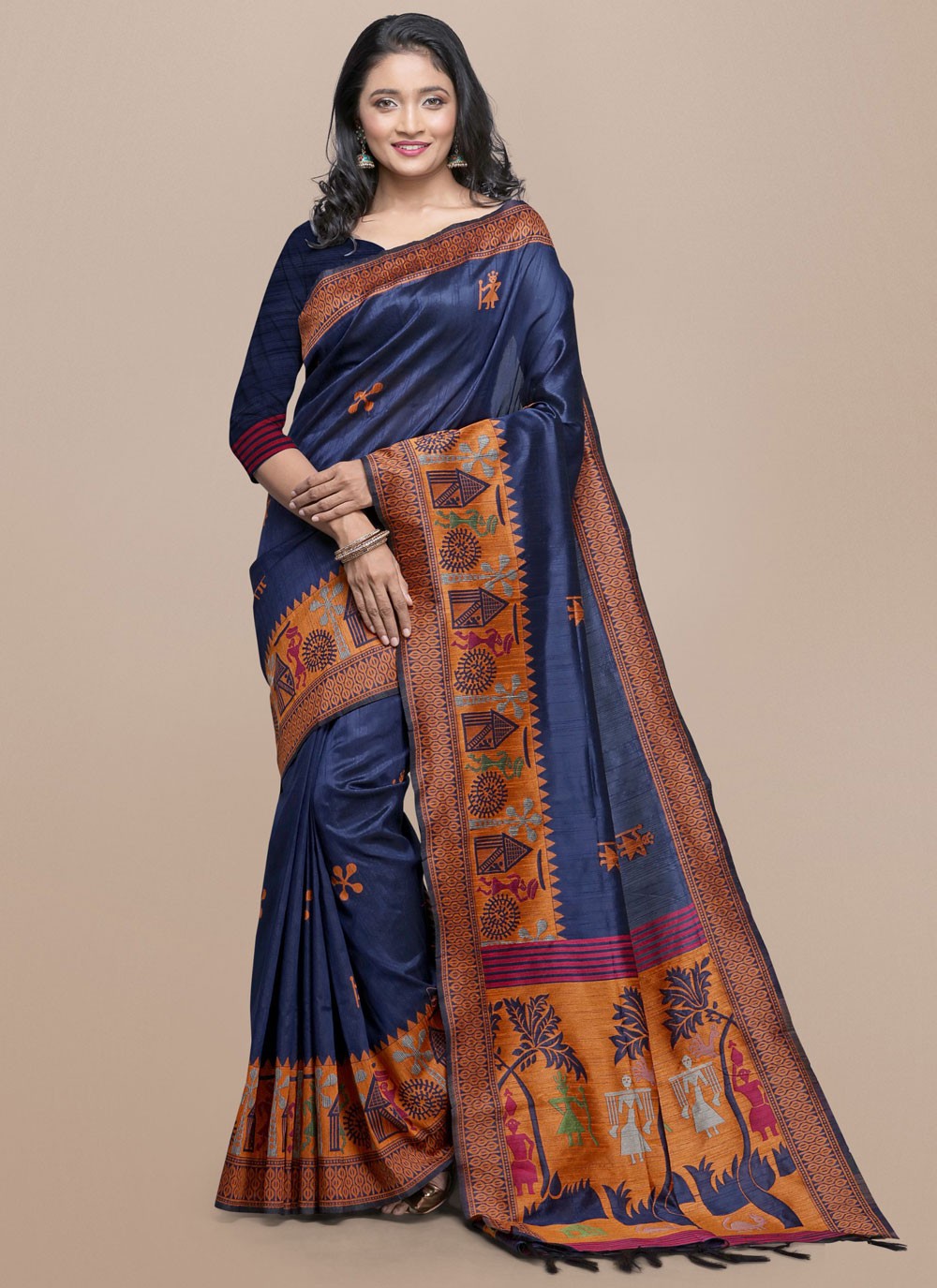 Woven Raw Silk Saree - S11865