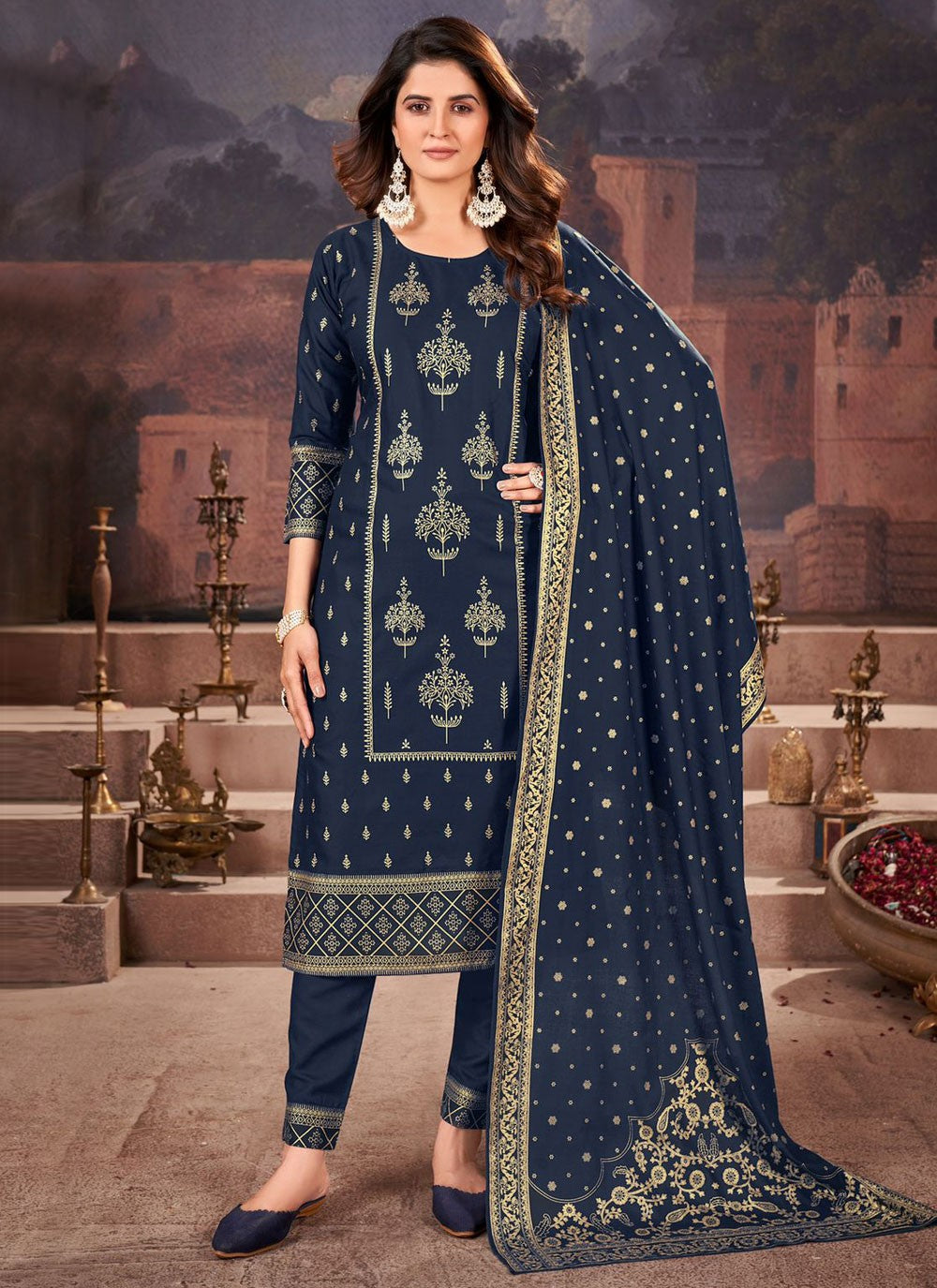 Rayon Salwar Suit - T2300