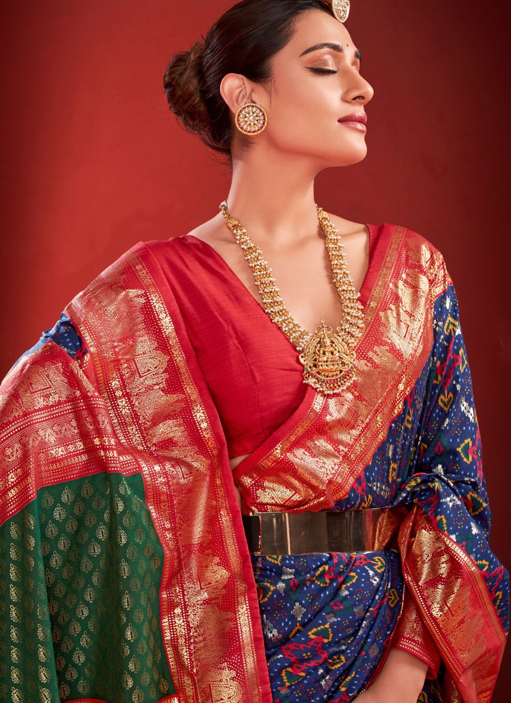 Classic Border Work Silk Saree - S9639