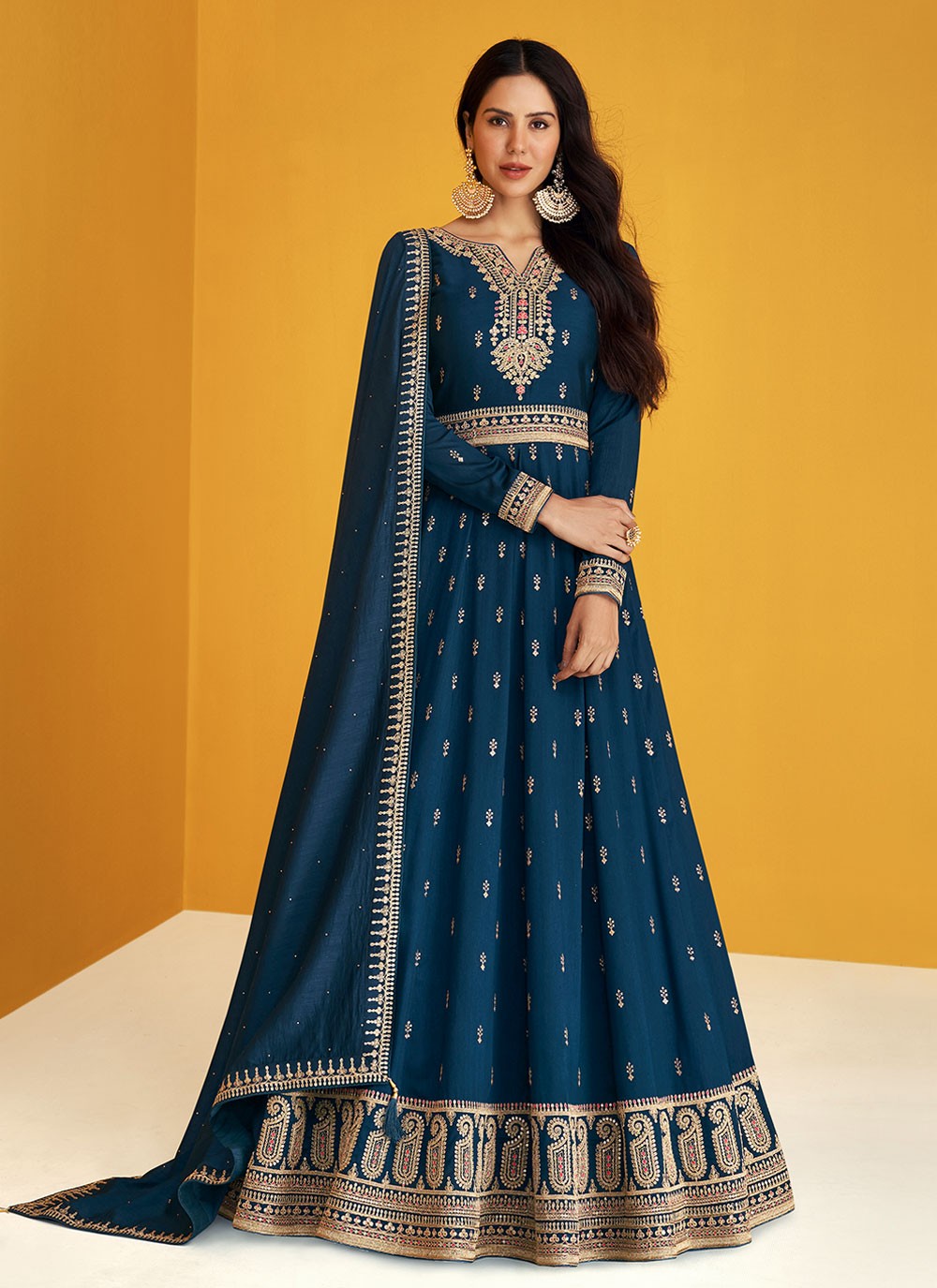 Silk Anarkali - T805