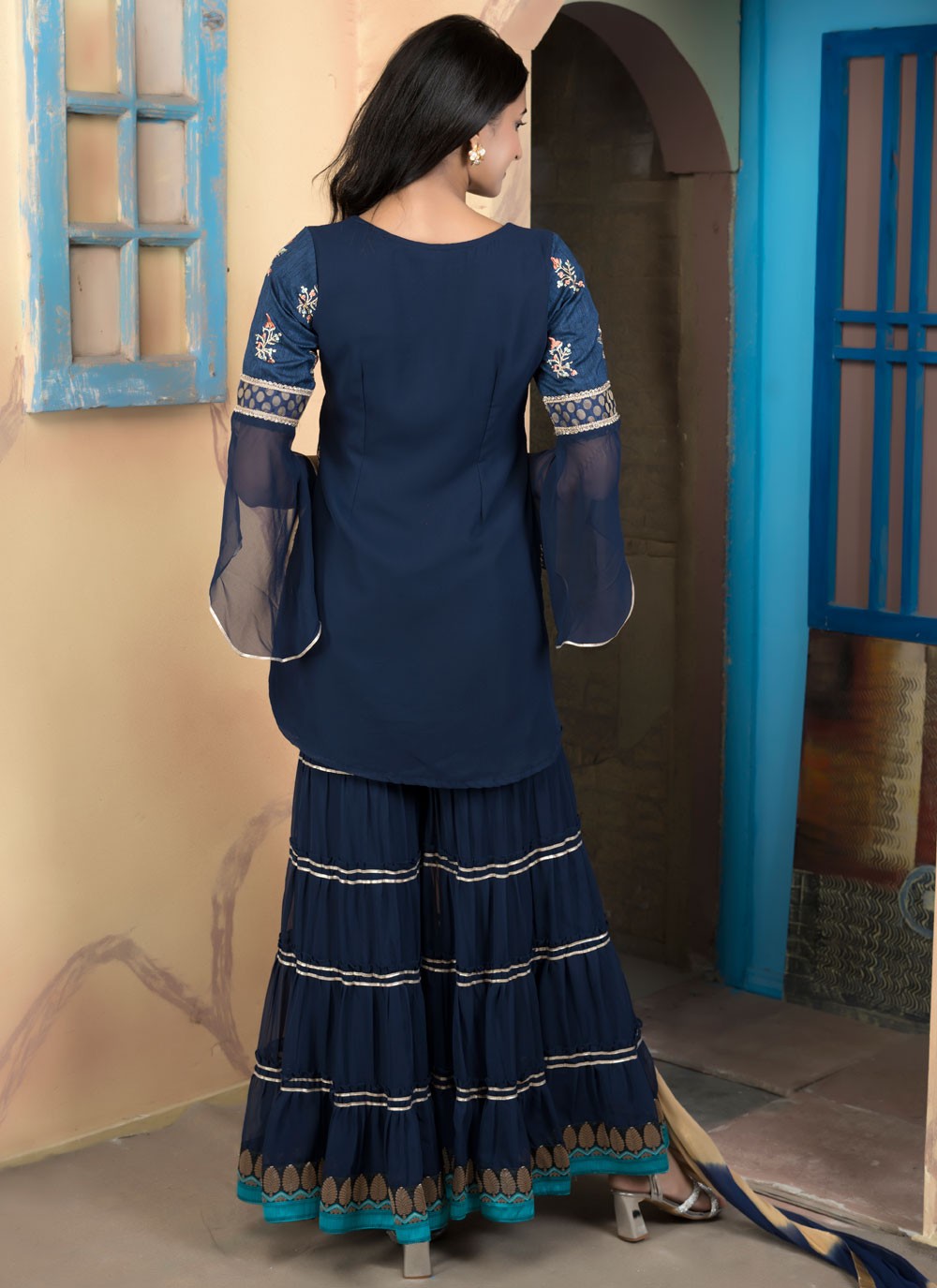 Handloom Silk Salwar Suit - T4132