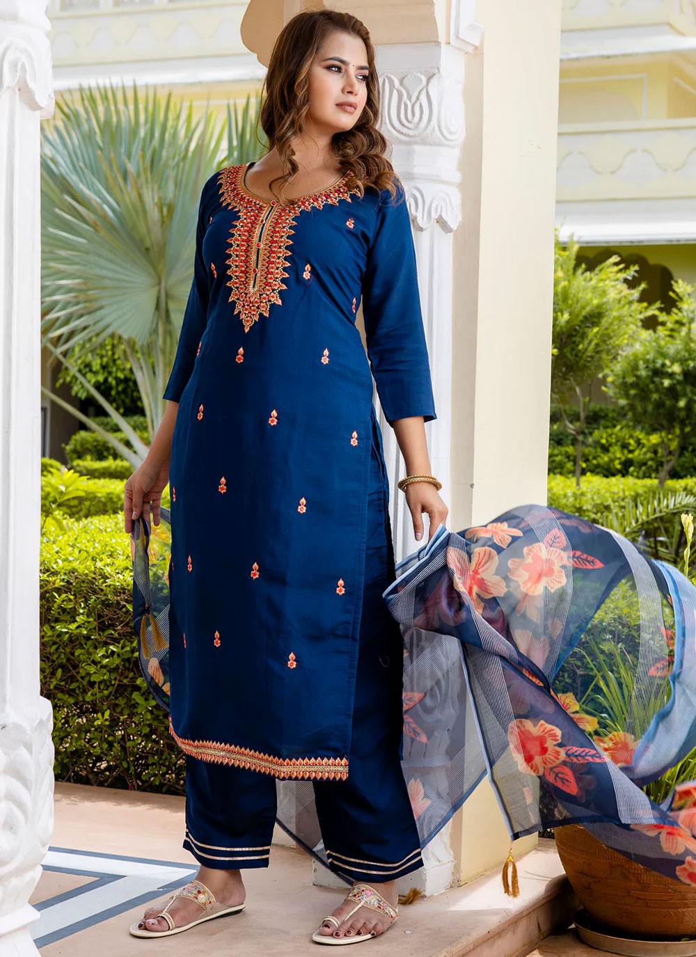 Viscose Salwar Suit - T3875