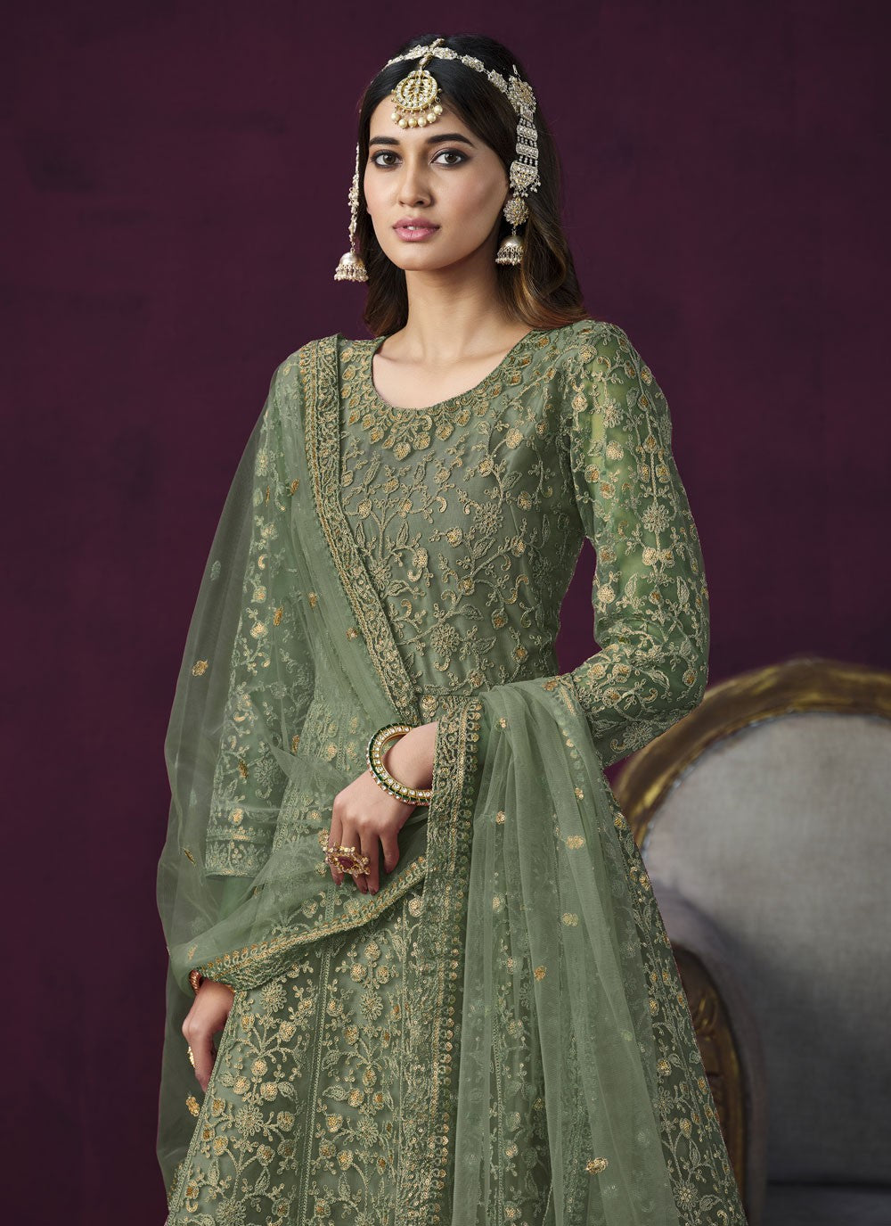 Net Anarkali - T1746