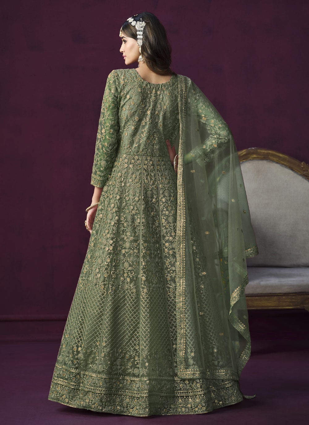 Net Anarkali - T1746