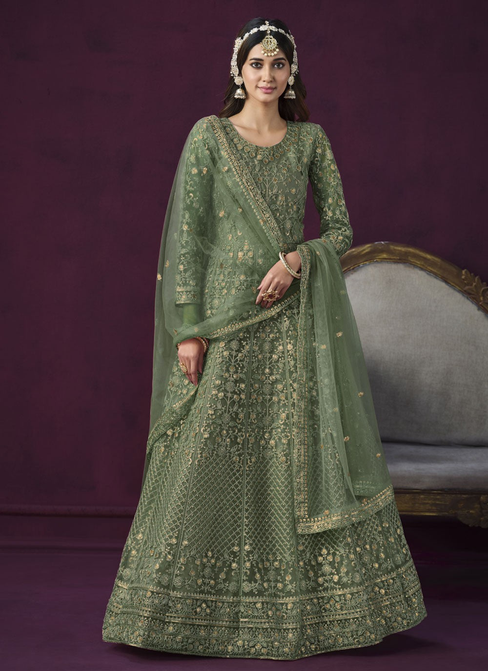 Net Anarkali - T1746