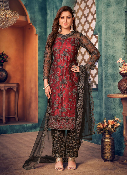 Net Salwar Suit - T693