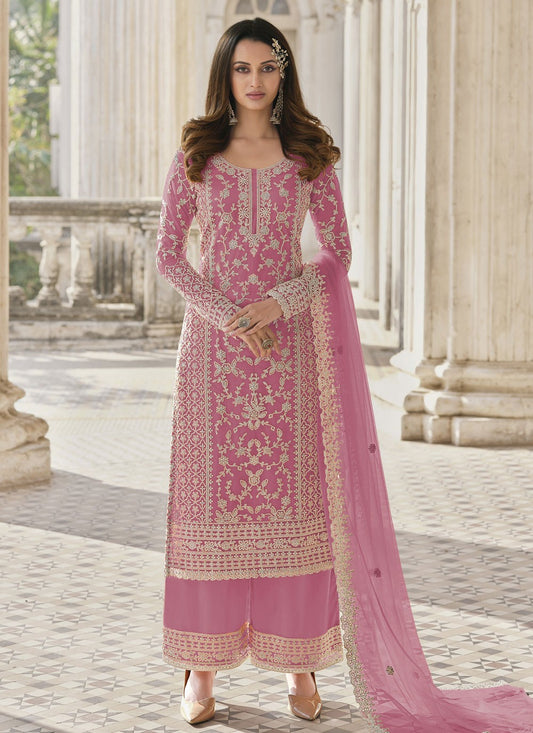 Net Salwar Suit - T2158