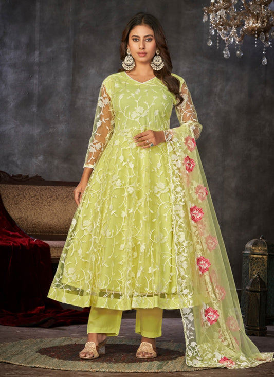 Net Salwar Suit - T2136